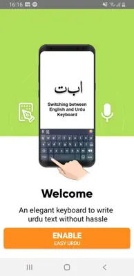 Easy Urdu Keyboard android App screenshot 6